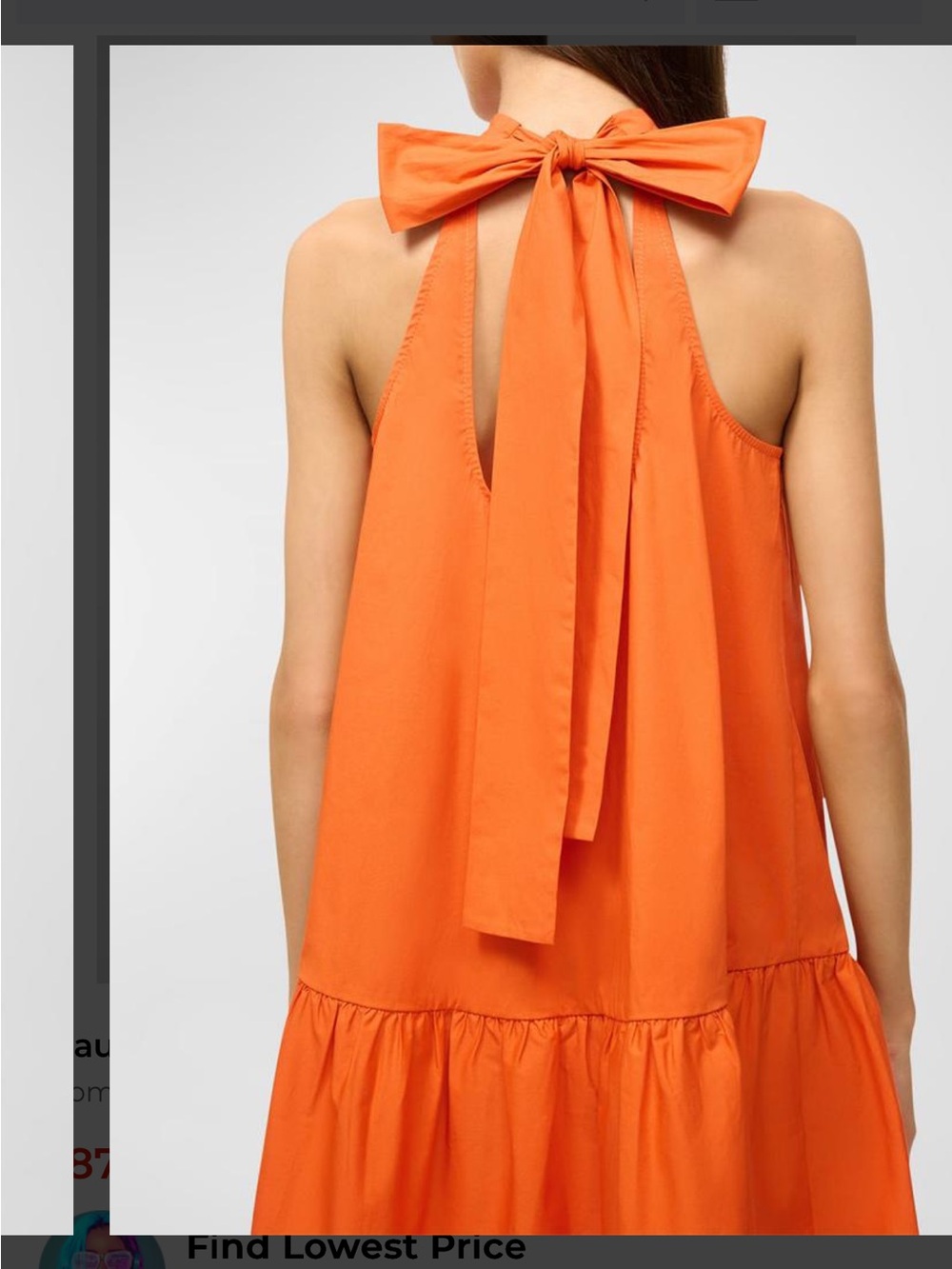 New With Tags Staud Mini Marlowe Dress Sz M - Picture 4 of 14